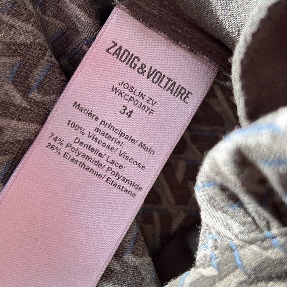 Zadig & Voltaire Joslin ZV Skirt Army green 34 XS S - Picture 5 of 5